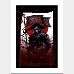 Samurai Skull Posters and Art